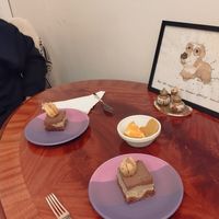 RAW cake and Dog cake at Café Myka in Malmo