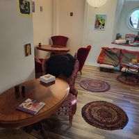 Indoors at Café Myka in Malmo