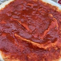 Pizza ertränkt in Tomatensoße   at Da Vinci in Sankt Peter-ording