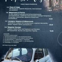 Theoretische Auswahl, kein Gericht davon konnte zubereitet werden   at Da Vinci in Sankt Peter-ording