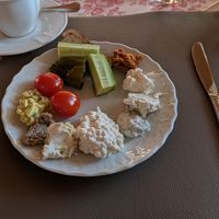 Herzhafte Aufstriche und Gemüse at Dreimäderlhaus - Boutique Hotel am Weissensee in Fuessen