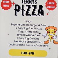  at Jerry's Pizza & Pub in Bakersfield