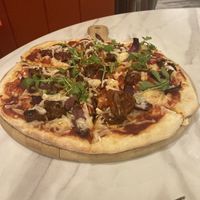 Vegan artisan pizza  at Brasserie Artisan in Doncaster