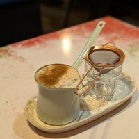 Vegan chai latte at Home Grown Port Fairy in Port Fairy