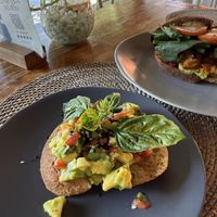 Vegan avocado toast  at Muzz Kitchen in Pecatu
