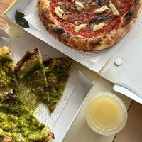 Vegan Garlic butter bread. Frozen Margaritas. Vegan Margarita pizza. at Leopard Pie in Worsley