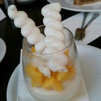 vegan 'Trio' dessert at Meshek Barzilay in Tel Aviv