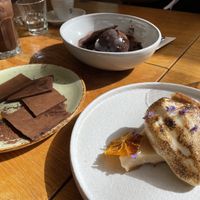 Desserts are great there as well 😋  at Meshek Barzilay in Tel Aviv