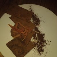 Chocolate dessert. Delicious   at Meshek Barzilay in Tel Aviv