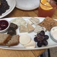 Cheese plate   at Meshek Barzilay in Tel Aviv