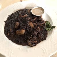 Patriotism - Mushroom rizotto at Meshek Barzilay in Tel Aviv