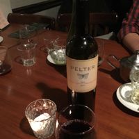 Israeli vegan wine at Meshek Barzilay in Tel Aviv