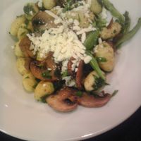 Sage gnocchi at Meshek Barzilay in Tel Aviv