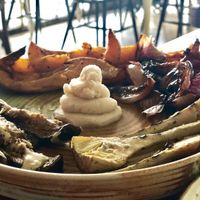 Vegetables  at Meshek Barzilay in Tel Aviv