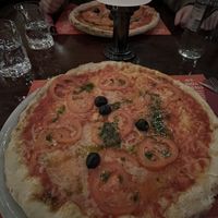 Vegetable Pizza Virgin with vegan cheesee  at Pizzeria Foculus in Ljubljana