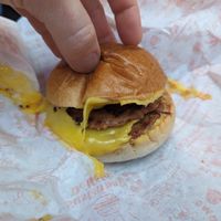 Cheese burger at Neat Burger - Wembley in North West London