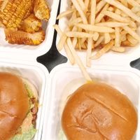 Neat Burger and Corn Ribs at Neat Burger - Wembley in North West London