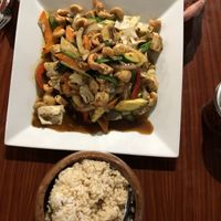 Cashew Nut Veggies with Brown Ricee  at Thai Soon Restaurant in Richardson