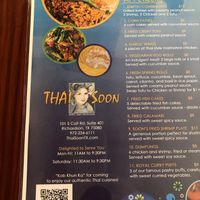 Their location  at Thai Soon Restaurant in Richardson