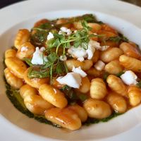 vegan gnocchi  at The Mustard Seed  in Inverness