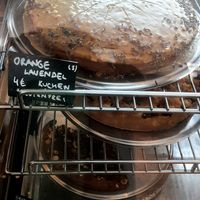 Display of cakes at Pele-Mele in Berlin