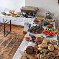 Sunday brunch buffet at Pele-Mele in Berlin