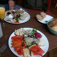 Savory breakfast at Pele-Mele in Berlin