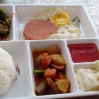 Classic meal
 at Surn Yi Vegetarian Restaurant in Phnom Penh