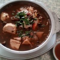 Chinese nutrition soup at Surn Yi Vegetarian Restaurant in Phnom Penh