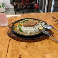Sizzling black pepper veggie steak, $3.25 at Surn Yi Vegetarian Restaurant in Phnom Penh