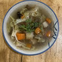 Thick mushroom soup- MUST HAVE!  at Surn Yi Vegetarian Restaurant in Phnom Penh
