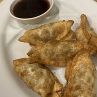 Deep fried dumplings, the fried ones were better  at Surn Yi Vegetarian Restaurant in Phnom Penh