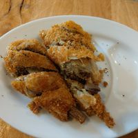 Drumsticks made with mushrooms, very tasty at Surn Yi Vegetarian Restaurant in Phnom Penh