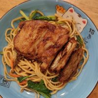 #40. Veggie braised fried noodles at Surn Yi Vegetarian Restaurant in Phnom Penh