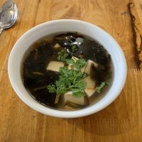Seaweed soup with tofu, $1.75  at Surn Yi Vegetarian Restaurant in Phnom Penh