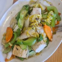 Pepper vegetables with Tofu, vham etc. at Surn Yi Vegetarian Restaurant in Phnom Penh