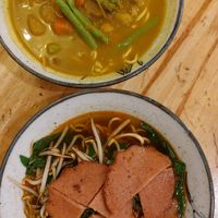 Bottom soup okay, curry soup was gross :( at Surn Yi Vegetarian Restaurant in Phnom Penh