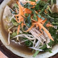 Dumpling soup  at Surn Yi Vegetarian Restaurant in Phnom Penh