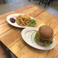 burger  at Surn Yi Vegetarian Restaurant in Phnom Penh