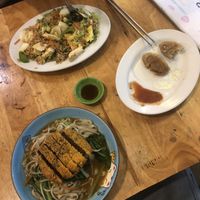 noodles dumplings rice  at Surn Yi Vegetarian Restaurant in Phnom Penh