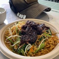 Fried mushrooms instant noodle#03  at Surn Yi Vegetarian Restaurant in Phnom Penh