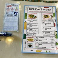 Holidays menu  at Surn Yi Vegetarian Restaurant in Phnom Penh