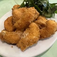 Vegan shrimps   at Surn Yi Vegetarian Restaurant in Phnom Penh