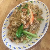 Tom Yam Rice w/o egg at Surn Yi Vegetarian Restaurant in Phnom Penh