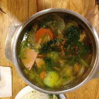 Hot pot at Surn Yi Vegetarian Restaurant in Phnom Penh