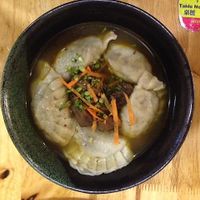 Dim sum soup at Surn Yi Vegetarian Restaurant in Phnom Penh