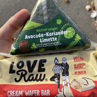 Onigiri and Wafer Bar  at Veganz in Berlin