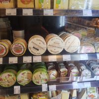 Cheese alternatives at Veganz in Berlin