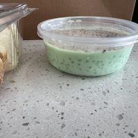 Pandan sago pudding  at San and Wolves in Long Beach