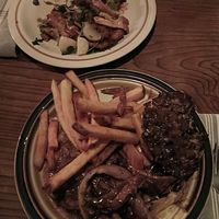 Steak fries and the piccata at Feral in Portland